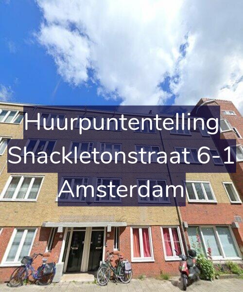 Foto gevel Huurpuntentelling voor Shackletonstraat 6-1, Amsterdam
