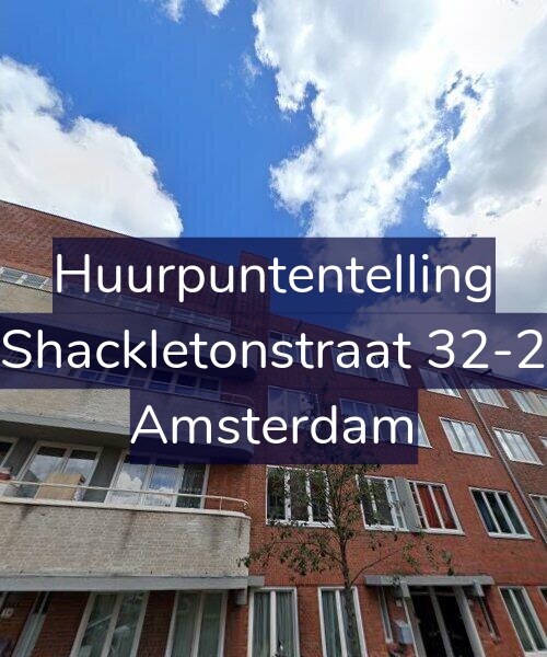 Foto gevel Huurpuntentelling voor Shackletonstraat 32-2, Amsterdam