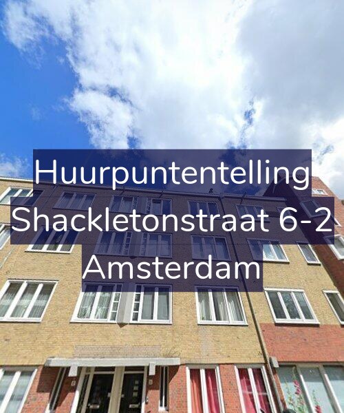 Foto gevel Huurpuntentelling voor Shackletonstraat 6-2, Amsterdam