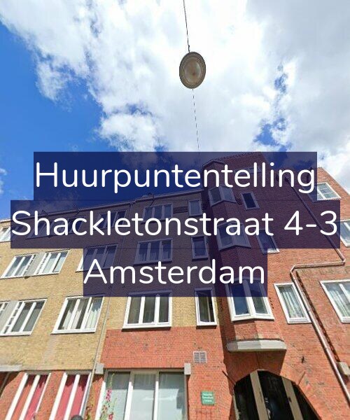 Foto gevel Huurpuntentelling voor Shackletonstraat 4-3, Amsterdam