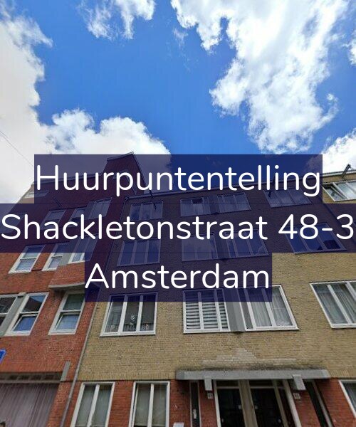 Foto gevel Huurpuntentelling voor Shackletonstraat 48-3, Amsterdam