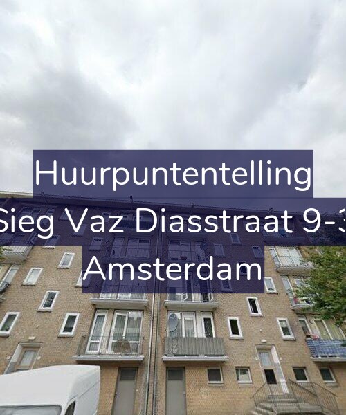 Foto gevel Huurpuntentelling voor Sieg Vaz Diasstraat 9-3, Amsterdam