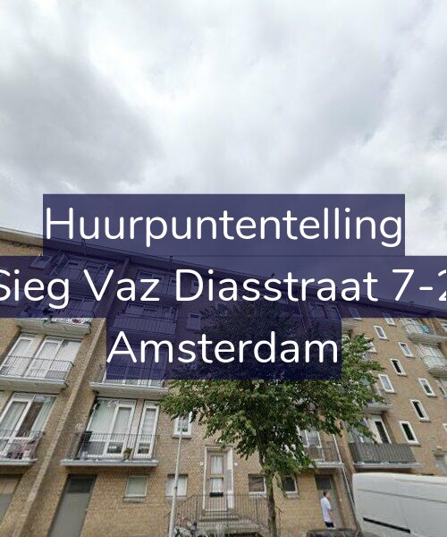 Foto gevel Huurpuntentelling voor Sieg Vaz Diasstraat 7-2, Amsterdam