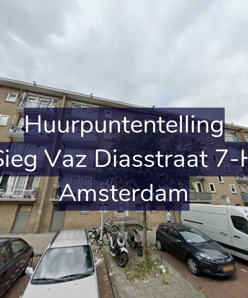 Foto gevel Huurpuntentelling voor Sieg Vaz Diasstraat 7-H, Amsterdam