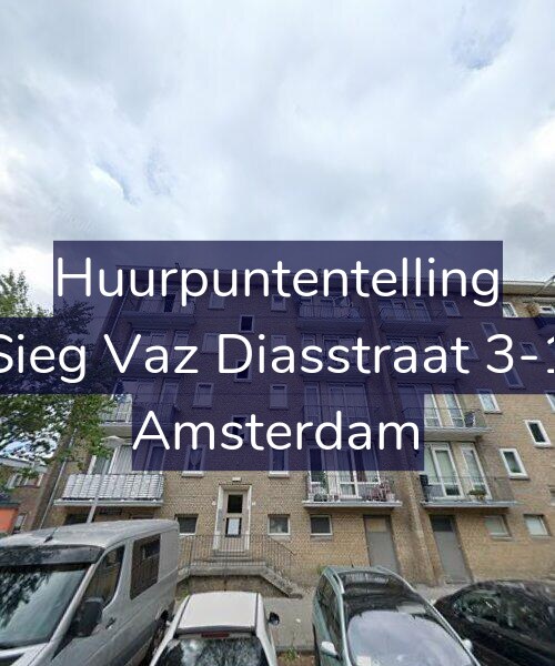 Foto gevel Huurpuntentelling voor Sieg Vaz Diasstraat 3-1, Amsterdam
