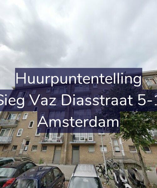 Foto gevel Huurpuntentelling voor Sieg Vaz Diasstraat 5-1, Amsterdam