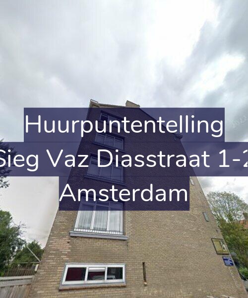 Foto gevel Huurpuntentelling voor Sieg Vaz Diasstraat 1-2, Amsterdam