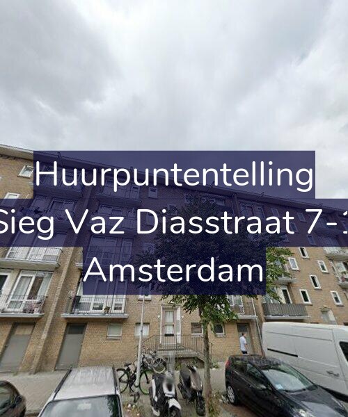 Foto gevel Huurpuntentelling voor Sieg Vaz Diasstraat 7-1, Amsterdam