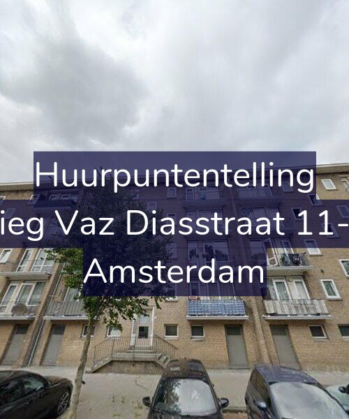 Foto gevel Huurpuntentelling voor Sieg Vaz Diasstraat 11-1, Amsterdam