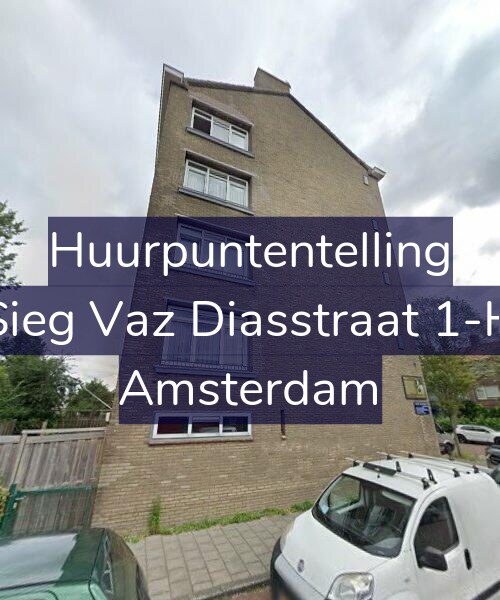 Foto gevel Huurpuntentelling voor Sieg Vaz Diasstraat 1-H, Amsterdam