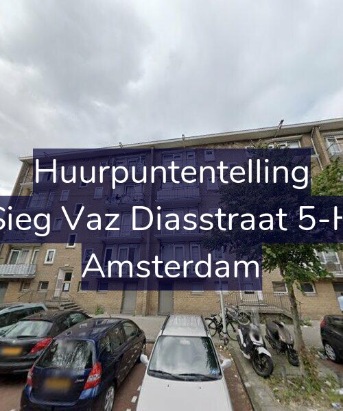 Foto gevel Huurpuntentelling voor Sieg Vaz Diasstraat 5-H, Amsterdam