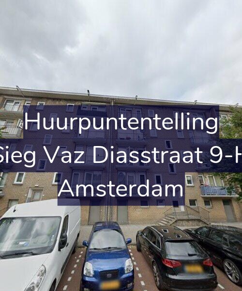 Foto gevel Huurpuntentelling voor Sieg Vaz Diasstraat 9-H, Amsterdam