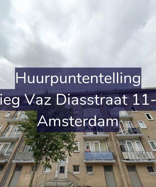 Foto gevel Huurpuntentelling voor Sieg Vaz Diasstraat 11-3, Amsterdam