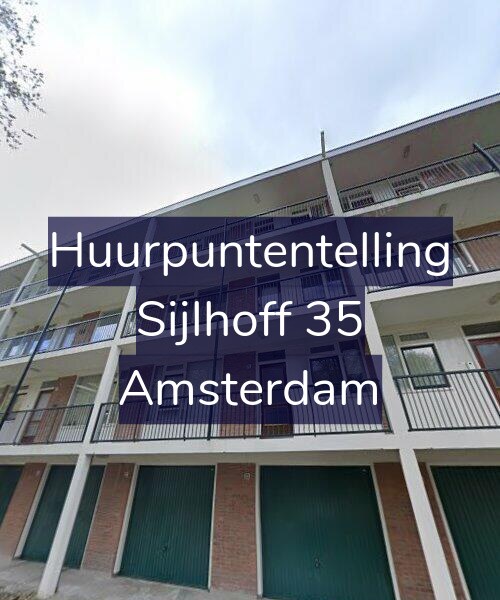 Foto gevel Huurpuntentelling voor Sijlhoff 35, Amsterdam