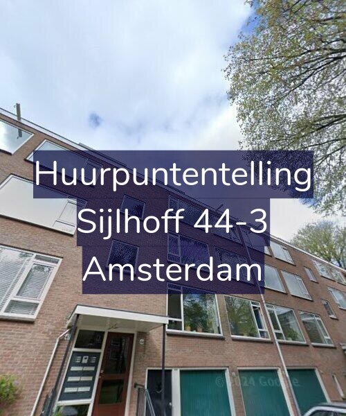 Foto gevel Huurpuntentelling voor Sijlhoff 44-3, Amsterdam