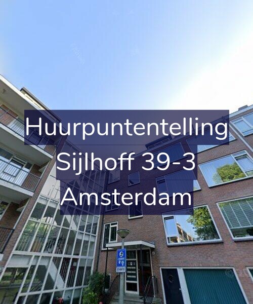 Foto gevel Huurpuntentelling voor Sijlhoff 39-3, Amsterdam