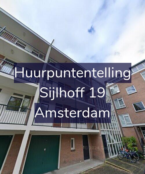 Foto gevel Huurpuntentelling voor Sijlhoff 19, Amsterdam