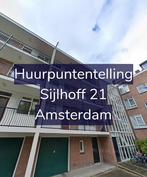 Foto gevel Huurpuntentelling voor Sijlhoff 21, Amsterdam