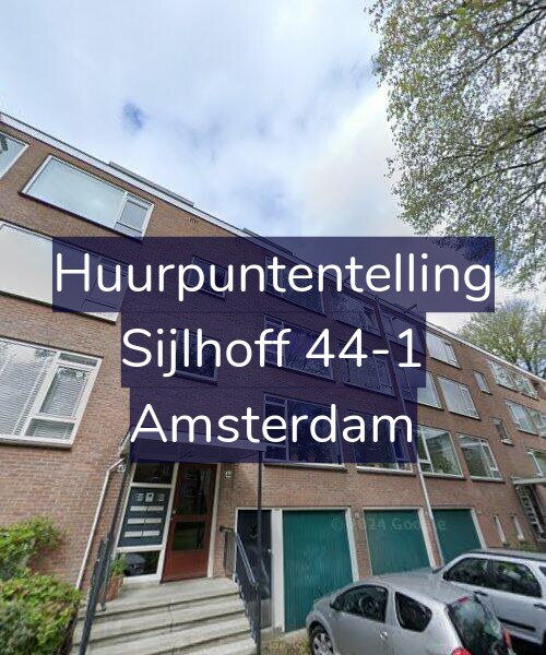 Foto gevel Huurpuntentelling voor Sijlhoff 44-1, Amsterdam