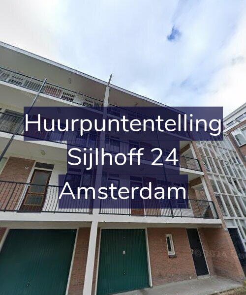 Foto gevel Huurpuntentelling voor Sijlhoff 24, Amsterdam