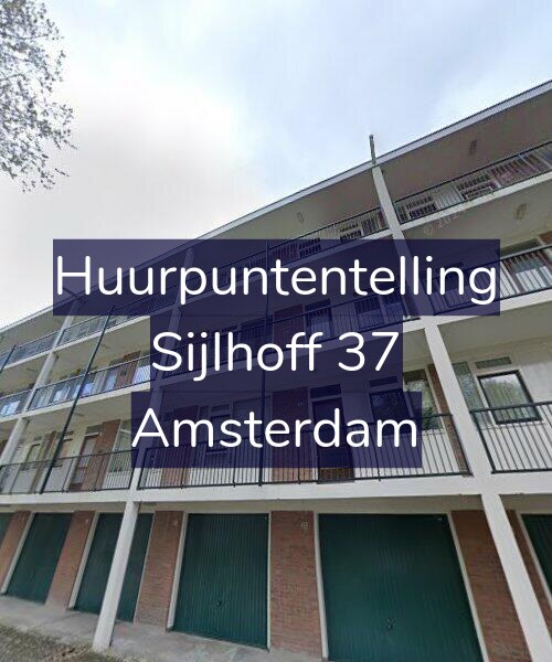 Foto gevel Huurpuntentelling voor Sijlhoff 37, Amsterdam