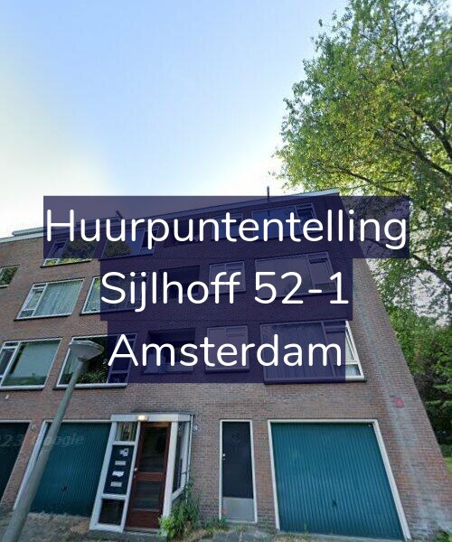 Foto gevel Huurpuntentelling voor Sijlhoff 52-1, Amsterdam