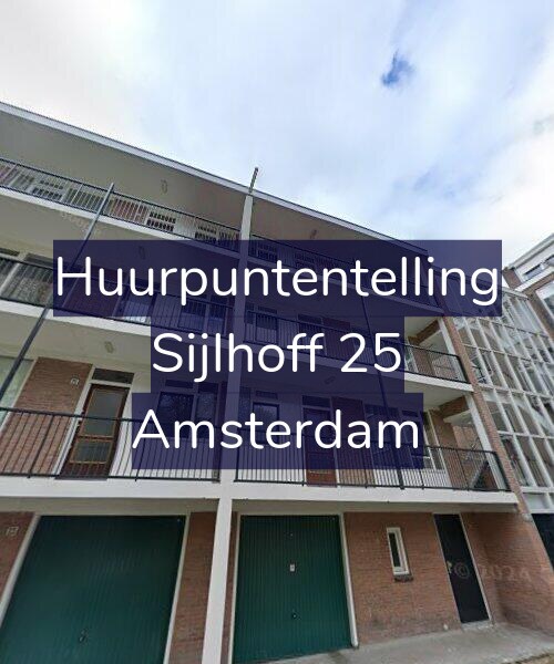 Foto gevel Huurpuntentelling voor Sijlhoff 25, Amsterdam