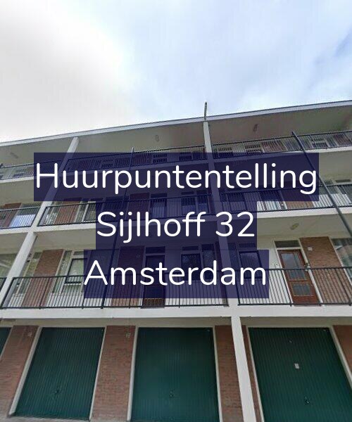 Foto gevel Huurpuntentelling voor Sijlhoff 32, Amsterdam