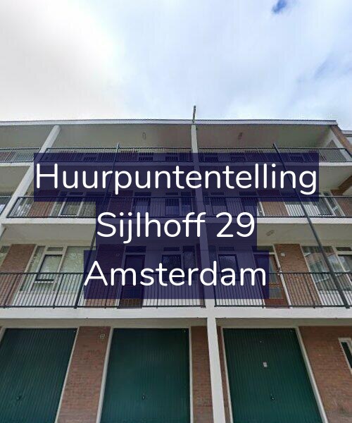 Foto gevel Huurpuntentelling voor Sijlhoff 29, Amsterdam