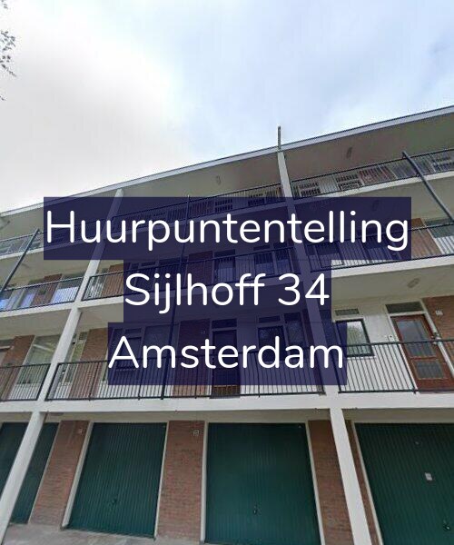 Foto gevel Huurpuntentelling voor Sijlhoff 34, Amsterdam