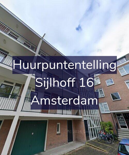 Foto gevel Huurpuntentelling voor Sijlhoff 16, Amsterdam