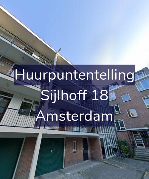 Foto gevel Huurpuntentelling voor Sijlhoff 18, Amsterdam
