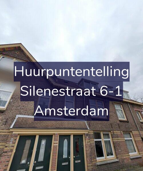 Foto gevel Huurpuntentelling voor Silenestraat 6-1, Amsterdam
