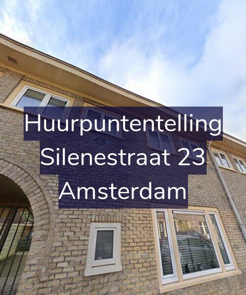 Foto gevel Huurpuntentelling voor Silenestraat 23, Amsterdam