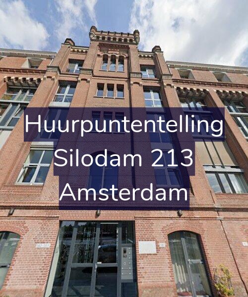 Foto gevel Huurpuntentelling voor Silodam 213, Amsterdam