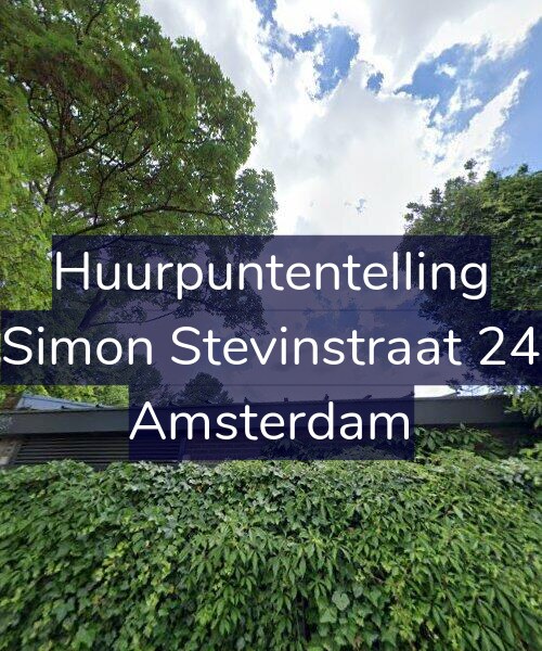 Foto gevel Huurpuntentelling voor Simon Stevinstraat 24, Amsterdam