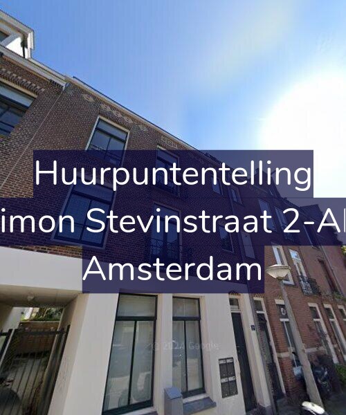 Foto gevel Huurpuntentelling voor Simon Stevinstraat 2-AH, Amsterdam