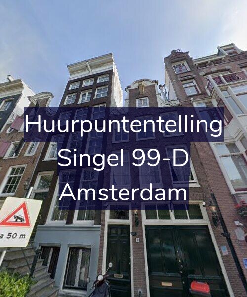 Foto gevel Huurpuntentelling voor Singel 99-D, Amsterdam