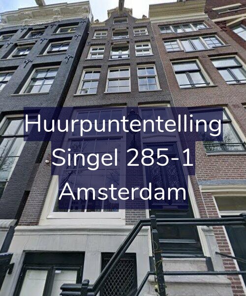Foto gevel Huurpuntentelling voor Singel 285-1, Amsterdam