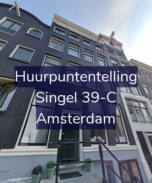 Foto gevel Huurpuntentelling voor Singel 39-C, Amsterdam