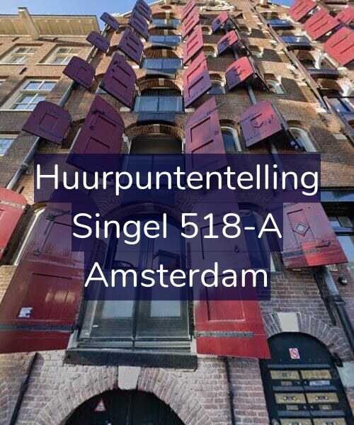 Foto gevel Huurpuntentelling voor Singel 518-A, Amsterdam