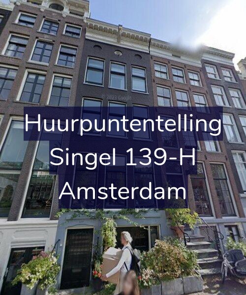 Foto gevel Huurpuntentelling voor Singel 139-H, Amsterdam