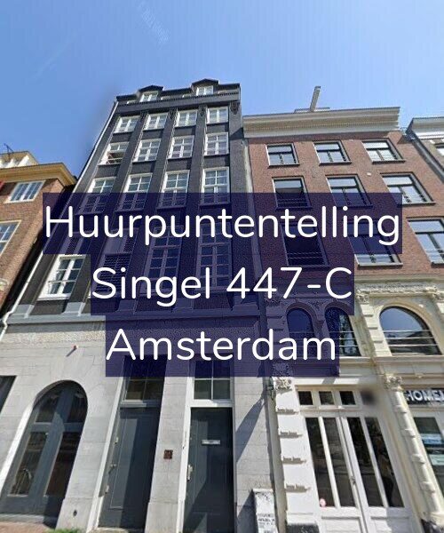 Foto gevel Huurpuntentelling voor Singel 447-C, Amsterdam