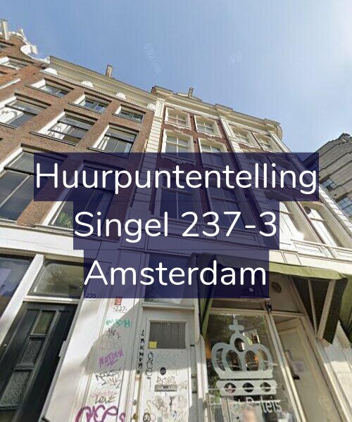 Foto gevel Huurpuntentelling voor Singel 237-3, Amsterdam