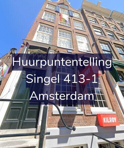 Foto gevel Huurpuntentelling voor Singel 413-1, Amsterdam