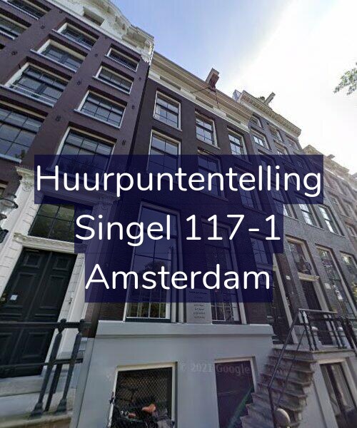 Foto gevel Huurpuntentelling voor Singel 117-1, Amsterdam