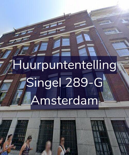 Foto gevel Huurpuntentelling voor Singel 289-G, Amsterdam