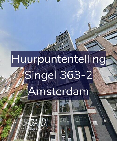 Foto gevel Huurpuntentelling voor Singel 363-2, Amsterdam