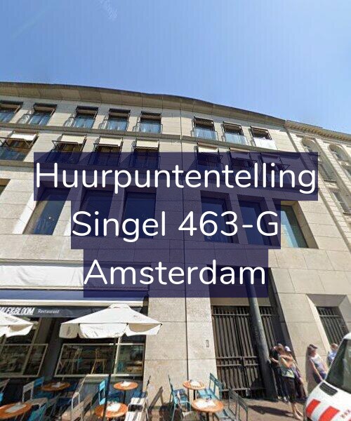Foto gevel Huurpuntentelling voor Singel 463-G, Amsterdam