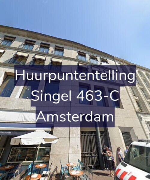 Foto gevel Huurpuntentelling voor Singel 463-C, Amsterdam